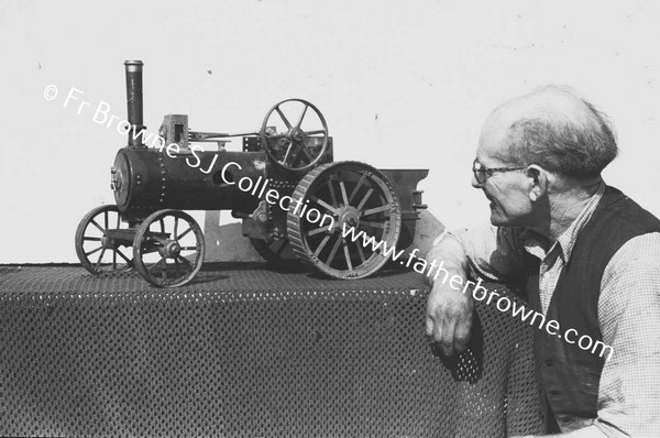 MR J RYAN WITH MODEL TRACTION ENGINE